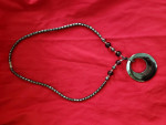 Purple necklace and bracelet