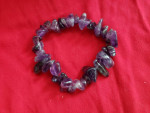 Purple necklace and bracelet
