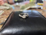 10 k gold 1/2 carat diamond ring size 7