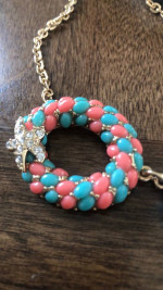 Beautiful   Turquoise  set with earrings and neckless