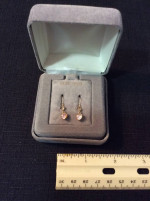 Heart Shape Earrings pierced