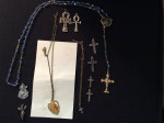 Lot of necklaces pendant religious