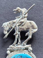Navajo Sterling Silver and Turquoise Pendant