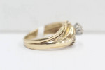 14K Yellow Gold Diamond Engagement Ring (Size 7 1/2) Clearance Sale!