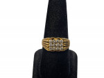 18K Yellow Gold Diamond Cluster Ring (Size 10) (0.59 CTW)
