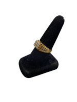 18K Yellow Gold Diamond Cluster Ring (Size 10) (0.59 CTW)