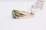 14K Yellow Gold Flower Design Ring (Size 9) .16 CTW Clearance Sale!!!