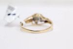 14K Yellow Gold Flower Design Ring (Size 9) .16 CTW Clearance Sale!!!
