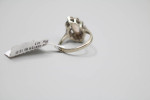 14K White Gold Diamond Opal Ring (0.10 CTW) (Size 5 3/4) Clearance!