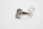 10K White Gold Diamond Illusion Ring (Size 9) (0.21 CTW)
