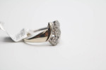 10K White Gold Diamond Illusion Ring (Size 9) (0.21 CTW)