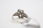 10K White Gold Diamond Illusion Ring (Size 9) (0.21 CTW)
