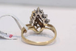 14K Yellow Gold Diamond Cluster Ring (Size 6 1/2) Clearance sale!!!