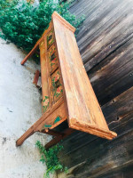 Large Asian Oriental Tibetan hardwood folk altar table