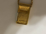 Crown Trifari Pendant And Necklace 30" inches long