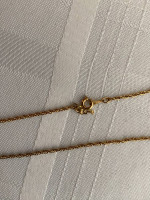 Crown Trifari Pendant And Necklace 30" inches long