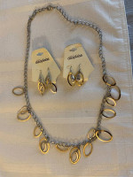 Carol dauplaise earrings and necklace