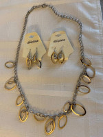 Carol dauplaise earrings and necklace
