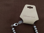 Coldwater Creek Jewelry  Silvertone Beaded Necklace