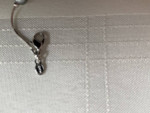 Monet Silver Tone Necklace Bracelet with Gray Bead Stations