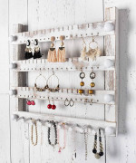 Firm Price! NEW in a Box Wooden Jewelry Organizer, Assembly Required