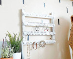 Firm Price! NEW in a Box Wooden Jewelry Organizer, Assembly Required