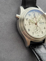 IWC Pilot Double Chronograph Spitfire - IW371343- Split Seconds Chrono