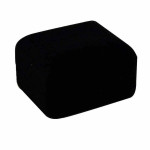 Plush Black Velvet Dual Ring/One Ring Gift Packaging Boxes Ring Box