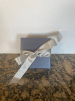 Lot Of 5 Blue and Silver Jewelry Gift Box With Ribbon Bow Tie - Unique