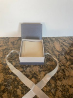 Lot Of 5 Blue and Silver Jewelry Gift Box With Ribbon Bow Tie - Unique