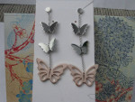 Butterfly Stainless Steel Stud Earrings