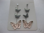 Butterfly Stainless Steel Stud Earrings