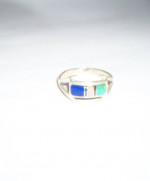 Sterling Silver Ring with Stones
