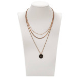 Polmart Necklace Bust - White Leatherette