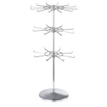 Polmart Countertop Adjustable 3- Tier Spinner Display Stand