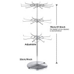 Polmart Countertop Adjustable 3- Tier Spinner Display Stand