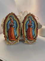 Virgin mary earrings
