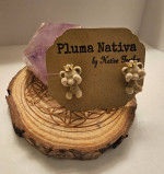 Pluma nativa crown cream teddy bear/ osita con corona
