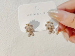 Pluma nativa crown cream teddy bear/ osita con corona