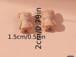 Pluma nativa crown cream teddy bear/ osita con corona