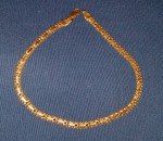 14K IMPERIAL GOLD 9" ANKLE BRACELET - NWOT