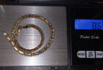 14K IMPERIAL GOLD 9" ANKLE BRACELET - NWOT