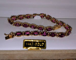 14K GOLD RHODOLITE GARNET RING