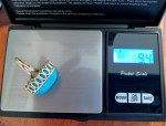 14K YELLOW GOLD & TURQUOISE RING