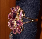 14K GOLD PINK TOURMALINE RING