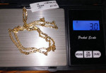 14K YELLOW GOLD 18" CHAIN NECKLACES - NEW W/TAGS!