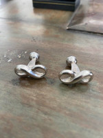 Infinity Cufflinks .925 Sterling Silver