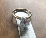 Beautiful Diamond Engagement Ring Gold 14k 1.75 Ct  6 Prong Round Cut