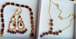 14K GOLD/GARNET JEWELRY