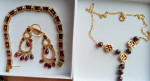 14K GOLD/GARNET JEWELRY